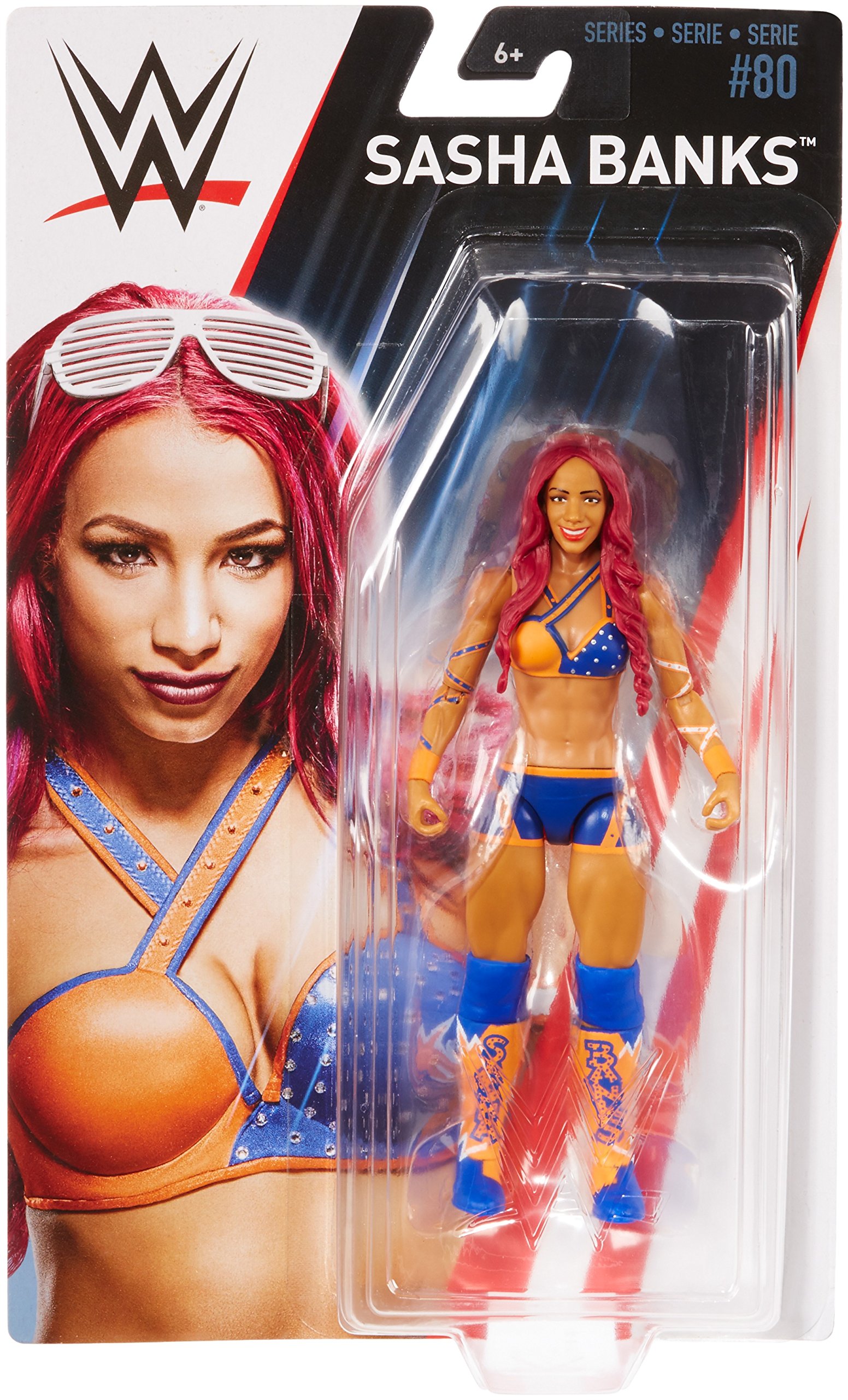 新品 マテル フィギュア プロレス サーシャ バンクス SHASA BANKS Amazon.com: WWE Sasha Banks Basic Series #112 Action Figure